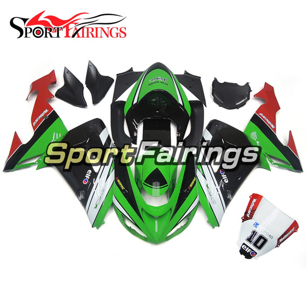 FREE Gifts ZX-10R 06 07 Complete Motorcycle Green Black Red Fairing Kit For Kawasaki Ninja ZX10R 2006 2007 Bodywork ABS Plastics Fairing Kit