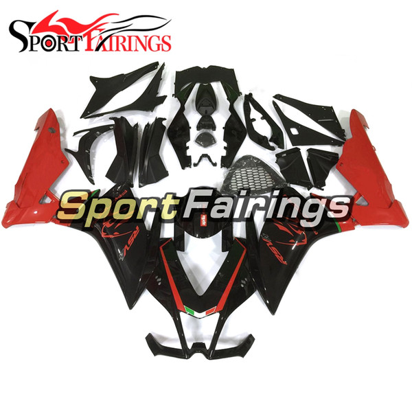 Full Injection Fairings For Aprilia RSV4 1000 10 11 12 13 14 15 Full ABS Plastic Motorcycle Fairing Kit Red Black Bodywork