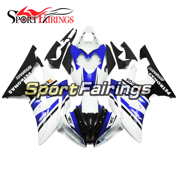 Blue White Black Full Motorcycles Fairing Kit For Yamaha YZF600 R6 YZF-R6 2008 - 2016 11 12 13 14 Injection ABS Plastic Motorcycle Bodywork