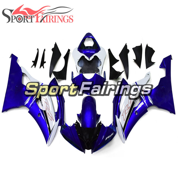 Blue White Complete Motorcycle Fairing Kit For Yamaha YZF600 R6 YZF-R6 2008 - 2016 Injection ABS Plastic Motorcycle Body Kit New Arrive