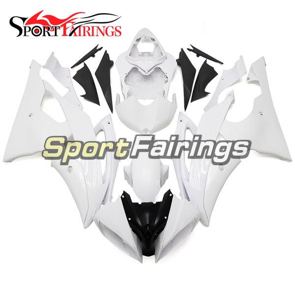 Pure White Full Motorcycles Fairings For Yamaha YZF600 R6 YZF-R6 2008 - 2016 09 12 14 15 16 Injection ABS Plastic Motorcycle Body Kits New