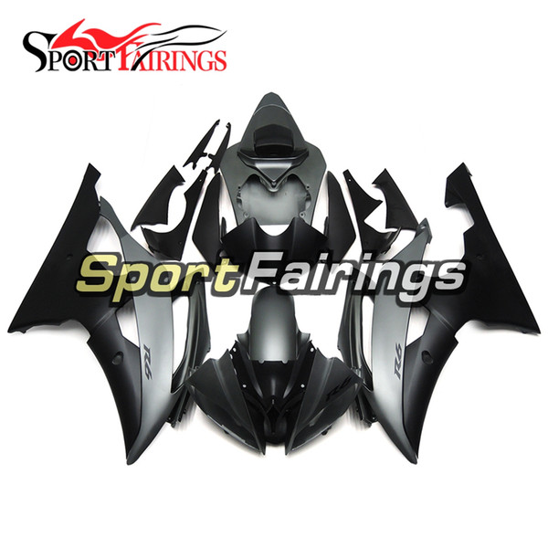 Grey Black Motorcycle Full Fairing Kit For Yamaha YZF600 R6 YZF-R6 2008 - 2016 09 10 11 12 13 14 Injection ABS Plastic Motorcycle Body Kit