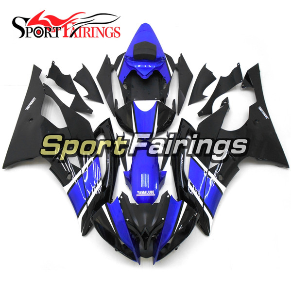 Blue Black Complete Motorcycle Fairing Kit For Yamaha YZF600 R6 YZF-R6 2008 - 2016 09 12 13 Injection ABS Plastic Motorcycle Body Kit New