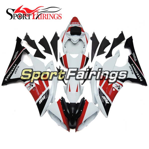 White Red Black Motorcycles Fairing Kit For Yamaha YZF600 R6 YZF-R6 2008 - 2016 09 12 13 14 15 Injection ABS Plastic Motorcycle Bodywork