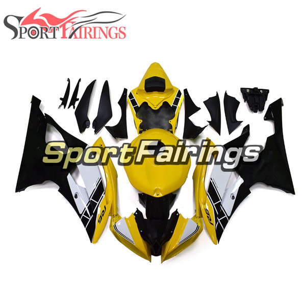 Yellow Black White Full Motorcycle Fairing Kit For Yamaha YZF600 R6 YZF-R6 2008 - 2016 13 11 12 Injection ABS Plastic Motorcycle Body Kit