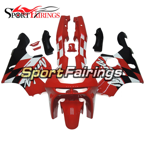 Complete Fairing Kit For Kawasaki ZX6R Year 1994 1995 1996 1997 Sportbike ABS Motorcycle Fairing Kit Bodywork Red Black Body Kit Hull