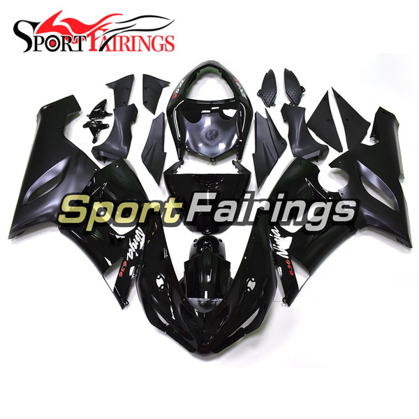 Matte Black Full Fairing Kit For Kawasaki ZX6R ZX-6R Year 05 06 2005 2006 Sportbike ABS Motorcycle Fairing Kit Bodywork New Arrival Covers