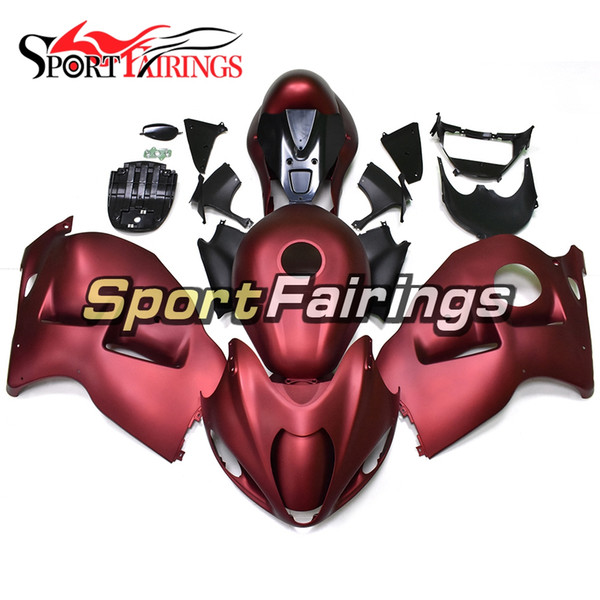 Fairings For Suzuki GSXR1300 Hayabusa 97 98 99 05 06 07 1997 - 2007 ABS Injection Motorcycle Fairing Kit Bodywork Panels Matte Red Frames