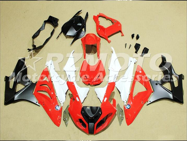 3 free gifts Complete Fairings For BMW S1000RR 1000RR 2009 2010 2011 2012 2013 2014 Injection molding Fairing Red White X82