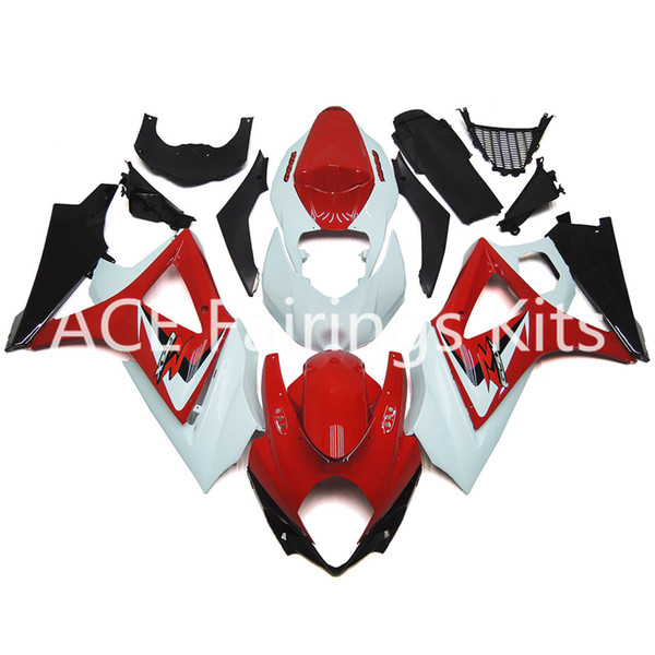 3 free gifts New Suzuki GSXR1000 GSX-R1000 K7 Year 07 08 2007 2008 ABS Motorcycle Fairing Kit Sky classic Red white and blackvv2