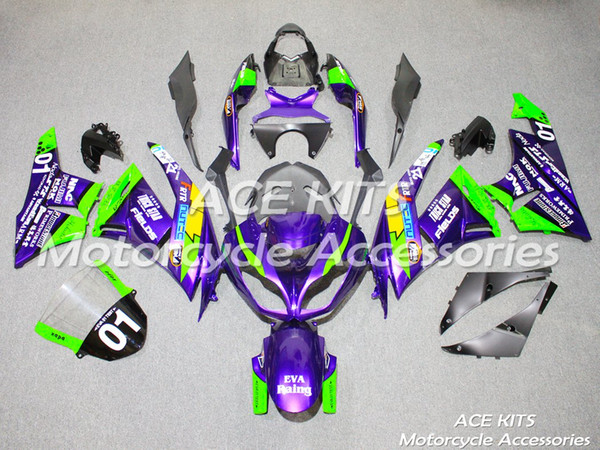 New Injection mold Fairing kit for KAWASAKI Ninja ZX6R 599 636 2009 2010 2011 2012 ZX6R 599 636 09 10 11 12 It comes in all colors A165