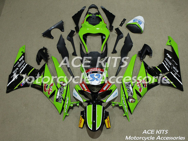 New Injection mold Fairing kit for KAWASAKI Ninja ZX6R 599 636 2009 2010 2011 2012 ZX6R 599 636 09 10 11 12 It comes in all colors A146