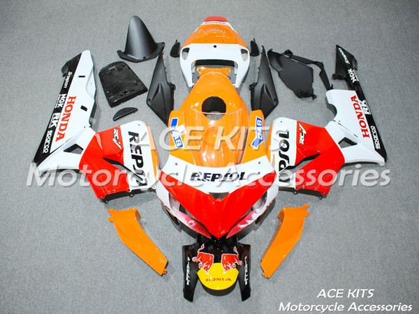 New Hot ABS motorcycle Fairing kits 100% Fit For Honda CBR600RR F5 2005 2006 CBR600 600RR 05 06 All sorts of color NO.F9