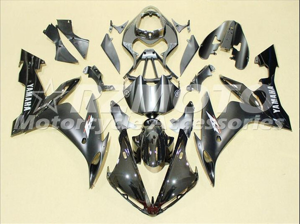 Injection mold New Fairings For Yamaha YZF-R1 YZF R1 2004 2005 2006 01 R1 04 05 06 ABS Motorcycle Fairing Kit Black Q13