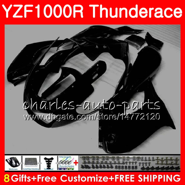 Body For YAMAHA Thunderace YZF1000R Matte black 96 97 98 99 00 01 07 84NO20 YZF-1000R YZF 1000R 1996 1997 1998 1999 2000 2001 2007 Fairing