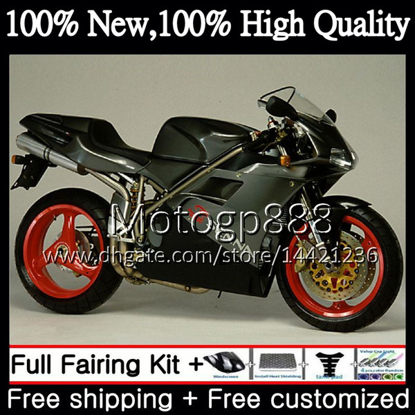 Silver grey Body For DUCATI 748 853 916 94 95 96 97 98 99 00 01 02 18PG1 996 998 S 95 1994 1996 1998 1999 2000 2001 2002 Fairing Bodywork