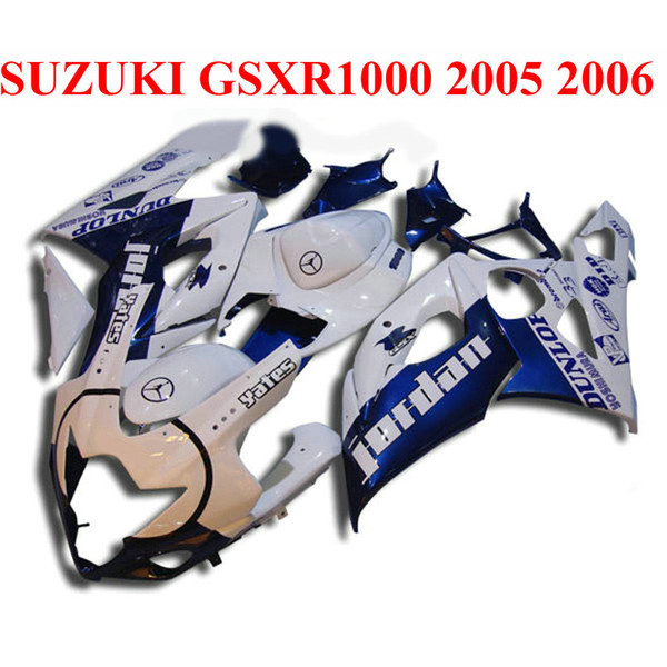 High quality fairing kit for SUZUKI 2005 2006 GSXR1000 fairings 05 06 GSX-R1000 K5 K6 black blue white plastic bodykits SX69