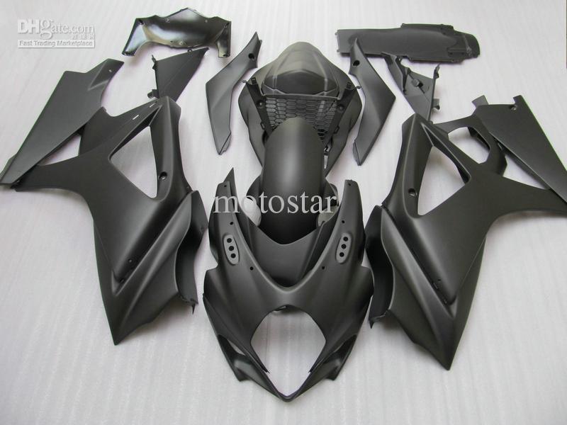 All Matte black fairing kit FOR GSX-R1000 K7 GSXR1000 2007 2008 GSXR 1000 07 08 +windscreen