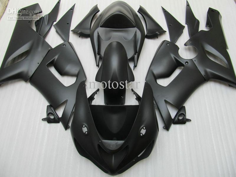 fairing kit FOR Kawasaki Ninja ZX6R 636 05 06 ZX-6R 2005 2006 ZX 6R matte black fairings kits