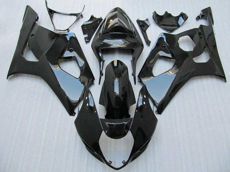 Free ship All gloss Black fairing kit for 2003 2004 GSX-R1000 K3 Brand new body kit GSXR1000 GSXR 1000 03 04