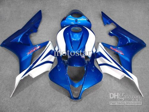 BLue white Injection molded fairing kit FOR CBR600RR F5 2007 2008 CBR 600 RR 07 08 CBR600 600RR