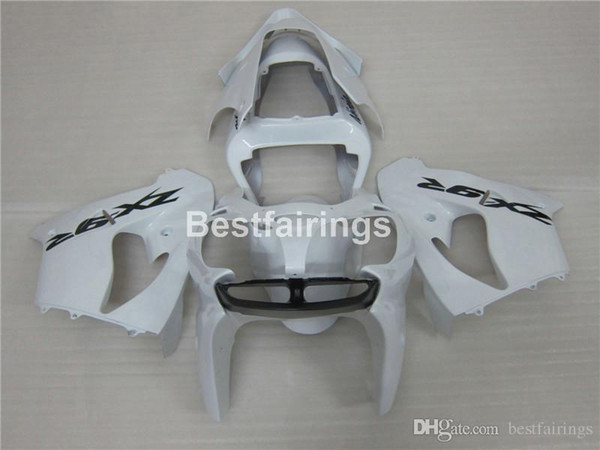 Motorcycle plastic Fairing kit for Kawasaki Ninja ZX9R 02 03 white fairings set ZX9R 2002 2003 HH06