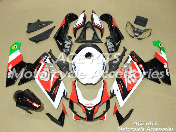 ACE Motorcycle Fairings For Aprilia RS125 2006 2007 2008 2009 2010 2011 Compression or Injection Bodywork Black Red White No.615