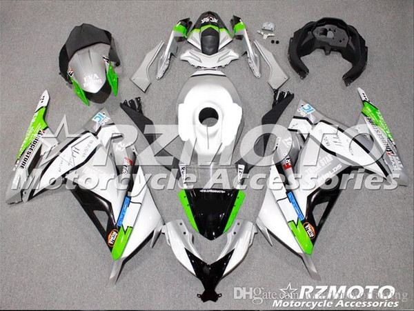 ACE KITS Motorcycle fairing For KAWASAKI Ninja250 Ninja 300 2013 2014 2015 2017 Injection or Compression Bodywork A variety of color NO.V580