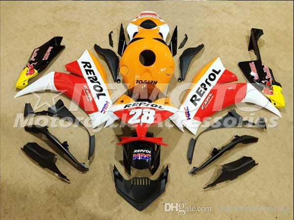 ACE KITS Motorcycle fairing For HONDA CBR1000RR 2012-2016 Injection or Compression Bodywork All sorts of color +TANK NO.3206