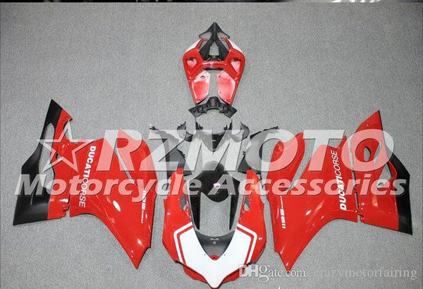 New Injection Mold ABS bike Fairing Kits 100% Fit For DUCATI 899 1199 1199S Panigale s 2012 2013 2014 2015 Bodywork set 12 13 14 15 Red QQ1