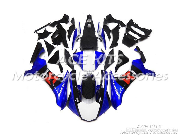 ACE KITS Motorcycle fairing For YAMAHA YZF R1 2015-2016 Injection or Compression Bodywork astonishing blue white NO.2226