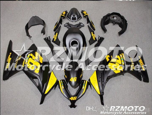 ACE KITS Motorcycle fairing For KAWASAKI Ninja250 Ninja 300 2013 2014 2015 2017 Injection or Compression Bodywork A variety of color NO.V569