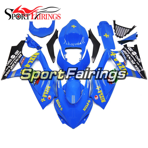 Complete Rizla Dark Blue Fairings For Suzuki GSXR1000 GSX-R1000 K7 07 08 2007 2008 Sportbike ABS Motorcycle Injection Bodywork