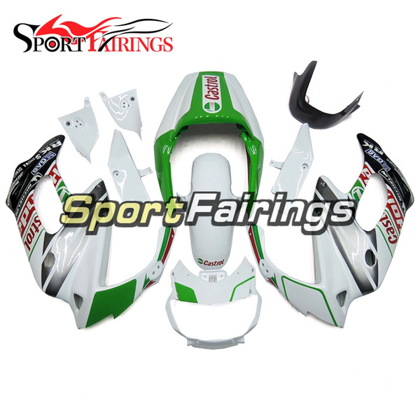 Green White Fairings For Honda VTR1000F Firestorm Year 1997 - 2005 98 99 00 01 02 ABS Plastic Bodywork Body Kit Fairings Kit Body Frames