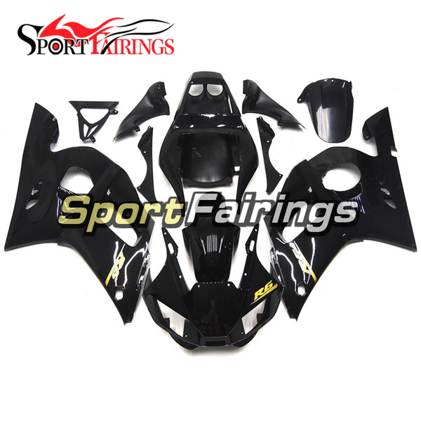 Fairings For Yamaha YZF600 R6 YZF-R6 98 - 02 1998 1999 2000 2001 2002 Injection ABS Plastics Motorcycle Full Fairing Kit Gloss Black Covers