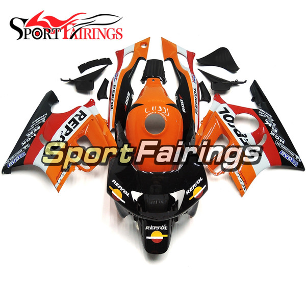 Orange Black Fairings For Honda CBR600F3 1997 1998 Year CBR600F3 97 98 ABS Plastic Bodywork Body Kit Fairing Kit Hulls Bodywork