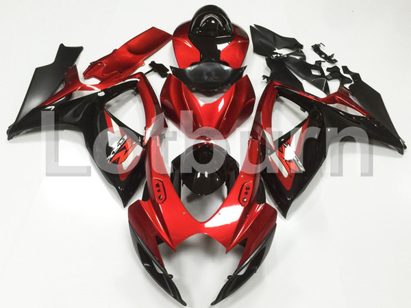 High Quality ABS Plastic Fit For Suzuki GSXR GSX-R 600 750 GSXR600 GSXR750 2006 2007 K6 06 07 Moto Custom Made Motorcycle Fairing Kit A75