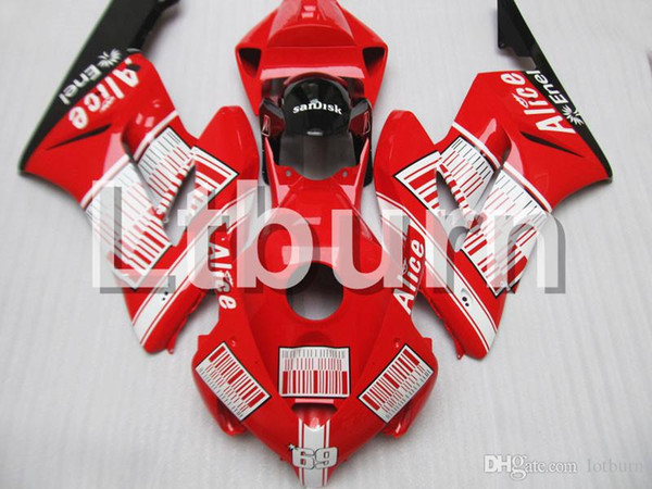 ABS Plastic Injection Molding Motorcycle Bodywork Fairing Kit For Honda CBR1000RR CBR1000 2004 2005 04 05 Red Black AC09