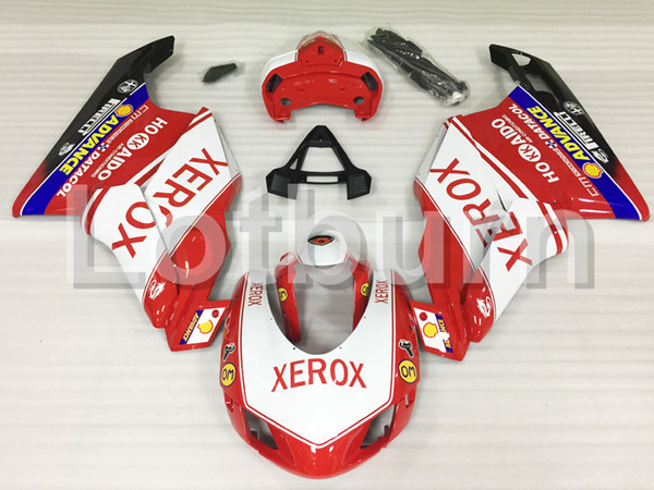 Moto Injection Molding Motorcycle Fairing Kit Fit For Ducati 848 1098 1198 07 - 12 2007 - 2012 Bodywork Fairings Custom Made A487