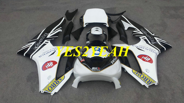 Injection mold Body kit for Triumph Daytona 675 05 06 07 08 DAYTONA675 2005 2008 ABS White black Fairing kit+Gifts DA02