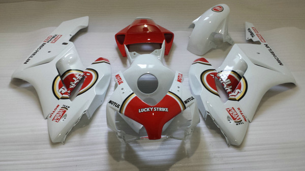 Injection mould for HONDA CBR1000RR 04 05 Fairing kit CBR 1000RR CBR 1000 RR 2004 2005 LUCKY white red Fairings kit+7 gifts Hm67