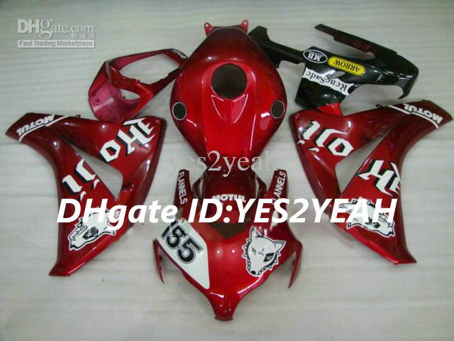 Motorcycle Fairing kit for Honda CBR1000RR 08 09 10 11 CBR 1000RR 2008 2009 2011 CBR1000 Hot red Fairings set+Gifts HM28