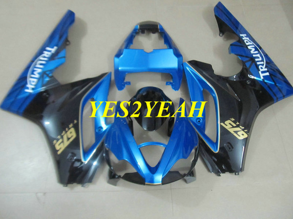 Injection mold Fairing kit for TRIUMPH DAYTONA 675 2006 2008 Daytona675 05 06 07 09 10 blue balck Fairings set+7gifts TM60