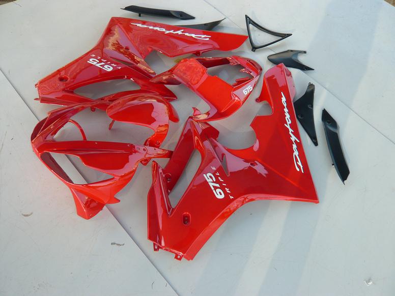 Fairing kit for TRIUMPH DAYTONA 675 Daytona 675 2006 2008 Daytona675 05 06 07 08 09 10 Red fairings set+7 gifts TM55