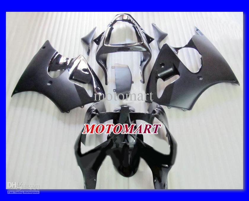 Top-rated all black Fairing kit KAWASAKI ZZR600 05 06 07 08 ZZR-600 2005 2006 2007 2008 ZZR 600 Fairings set