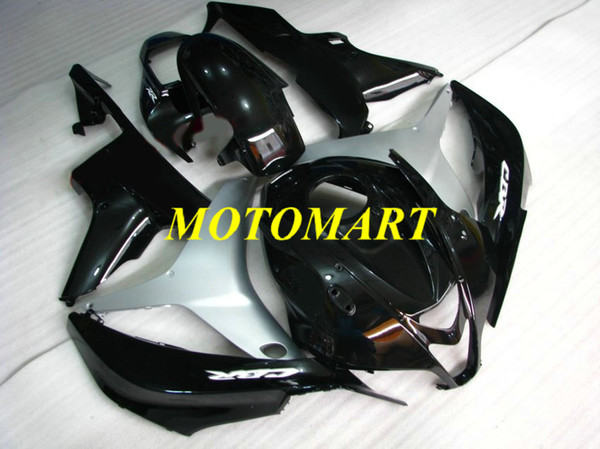 Motorcycle Fairing kit for HONDA CBR600RR F5 07 08 CBR600 RR CBR 600RR 2007 2008 ABS black silver Fairings set+gifts HC14