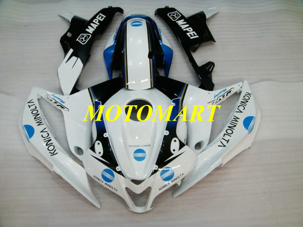 Motorcycle Fairing kit for HONDA CBR600RR F5 07 08 CBR600 RR CBR 600RR 2007 2008 ABS White blue black Fairings set+gifts HC04