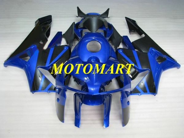 Motorcycle Fairing kit for HONDA CBR600RR F5 05 06 CBR600 RR CBR 600RR 2005 2006 ABS Top blue black Fairings set+gifts HB28