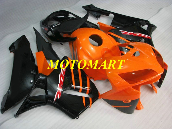 Motorcycle Fairing kit for HONDA CBR600RR F5 05 06 CBR600 RR CBR 600RR 2005 2006 ABS Orange black Fairings set+gifts HB27