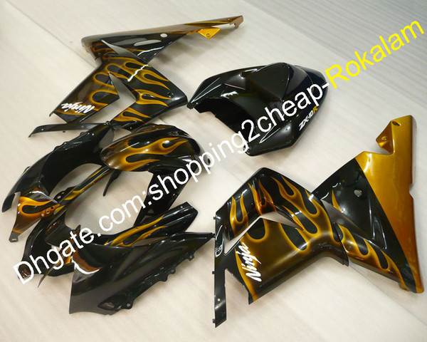 ZX 10R 04 05 Fashion Cowling For Kawasaki Fairings Ninja ZX-10R 2004 2005 ZX10R Motorbike Fairing (Injection molding)